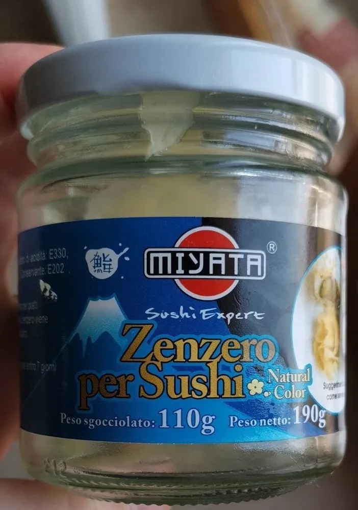 Zenzero per sushi