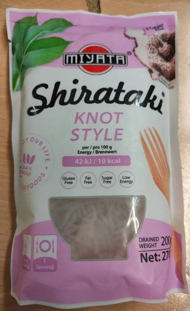 Shirataki knot style