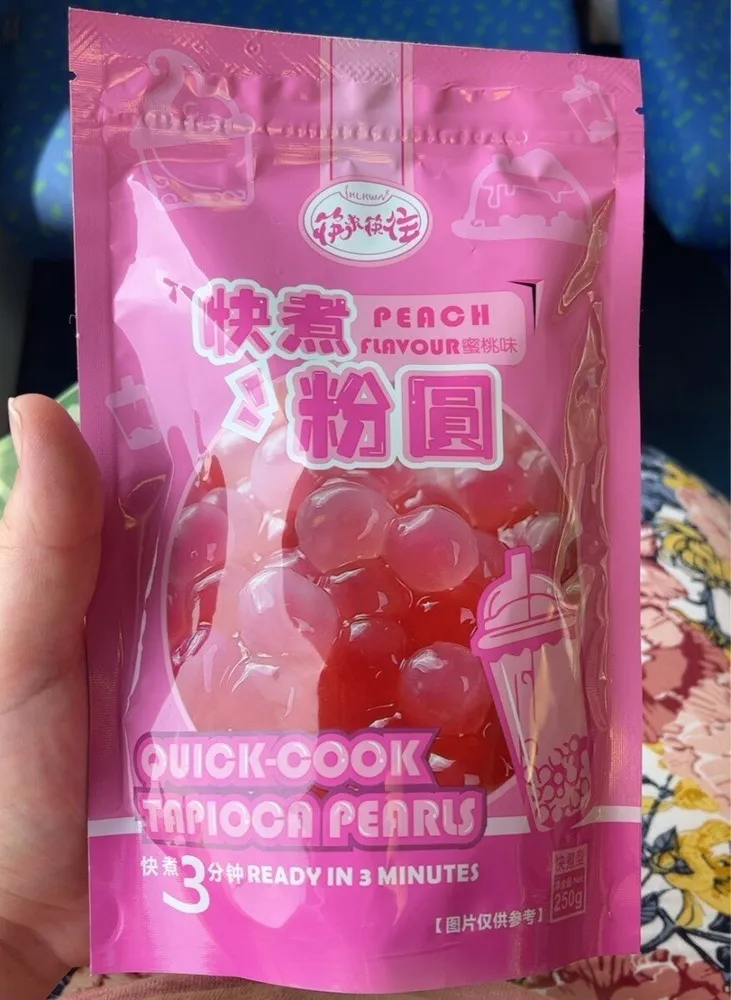 Tapioca peach perls