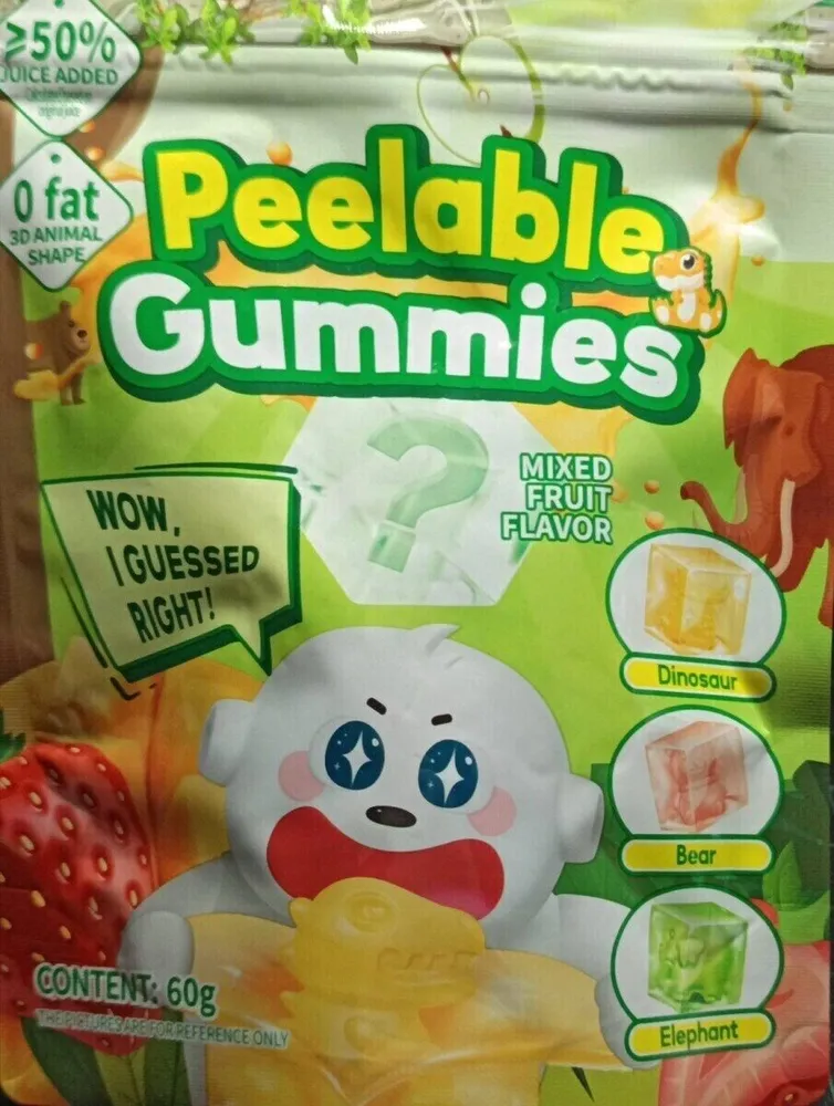 Peelable Gummies Mixed Fruit Flavor