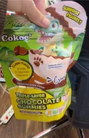 Triple layer chocolate gummies