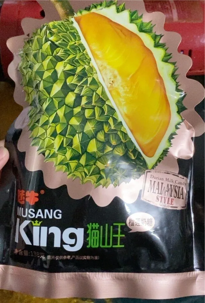 Durian milk candy