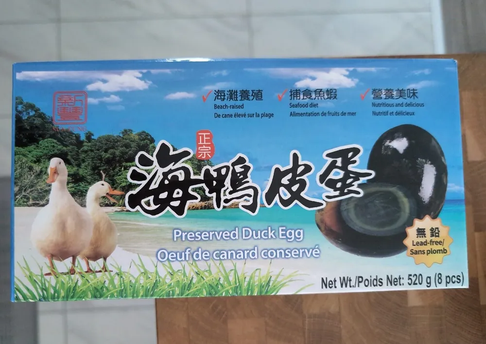 Preserved Duck Egg