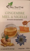 Gingembre Miel & Nigelle, boisson instantanée