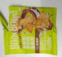 Coconut & latte flavor corn chips