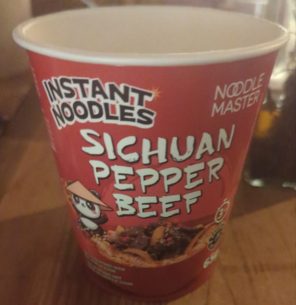 Instant Noodles Sichuan Pepper Beef