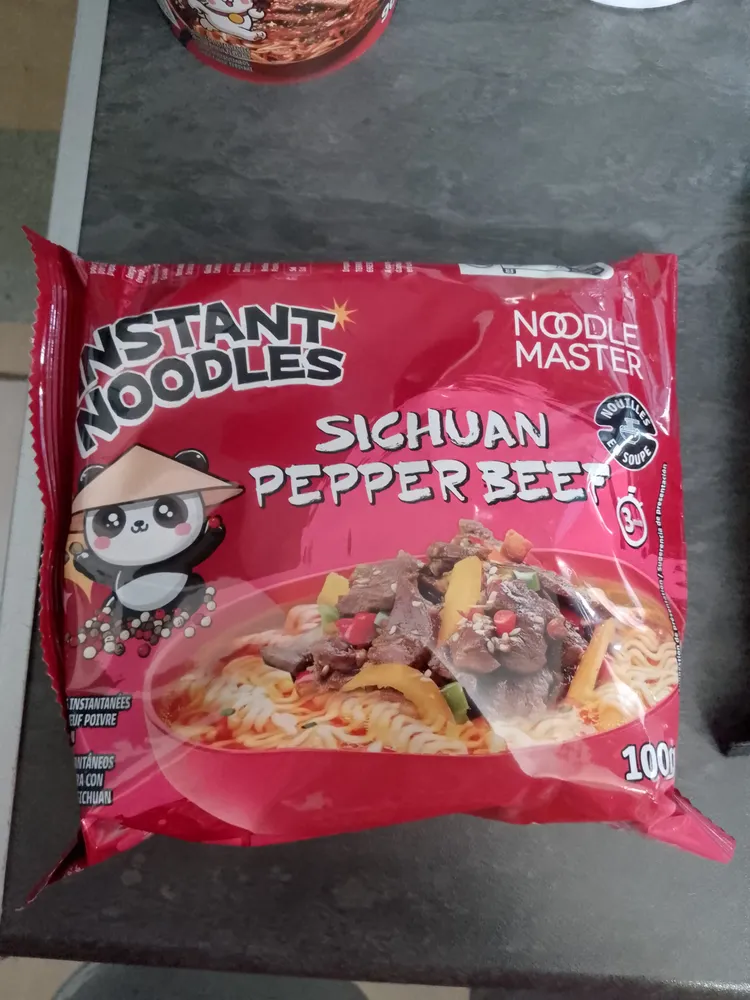 Sichuan Pepper Beef Instant Noodles