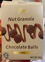 Nut Granola Chocolate Balls