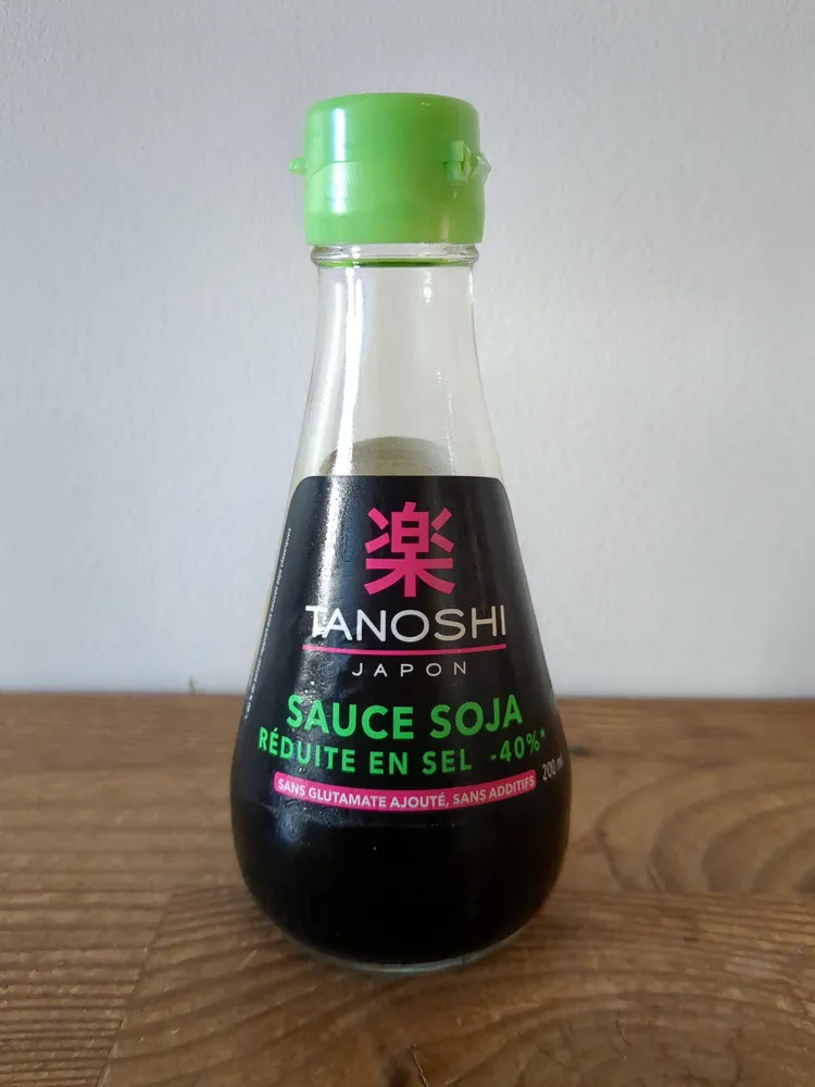 Sauce Soja réduite en sel