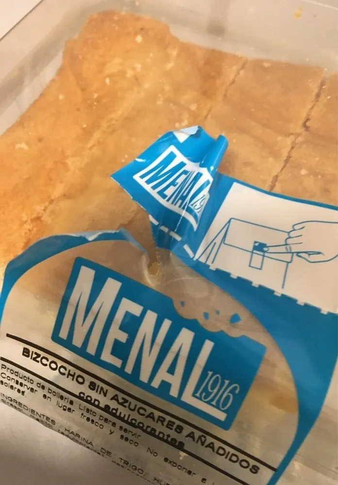 Bizcocho sin Azucar añadido