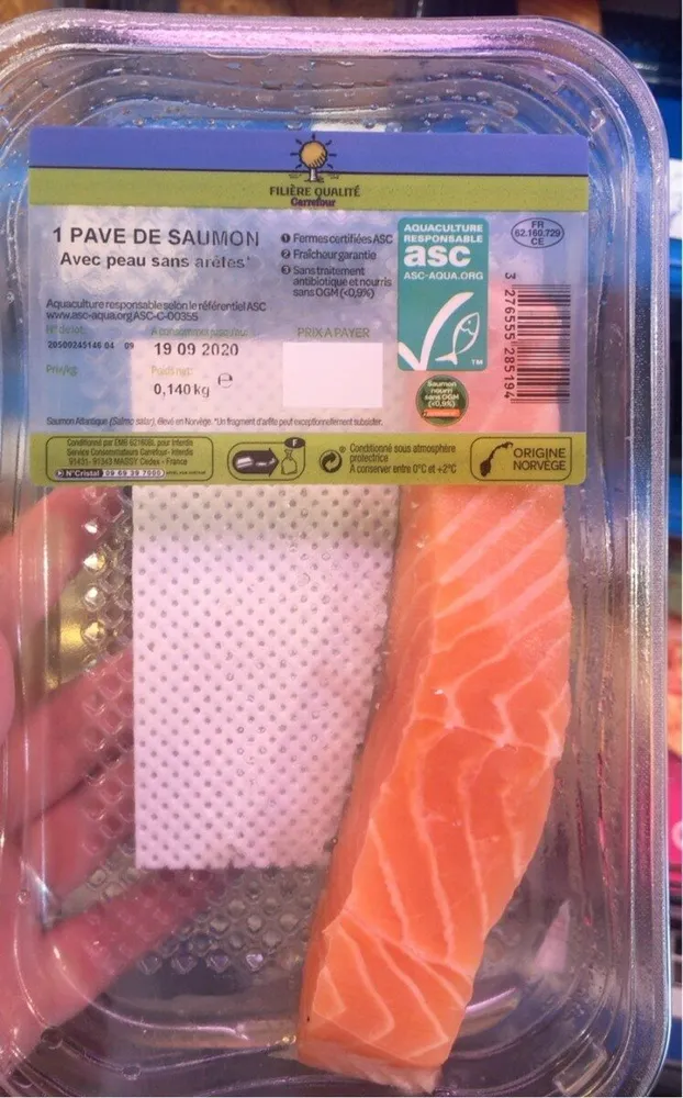 Pave de saumon