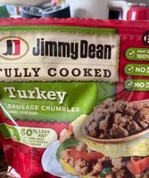 Fully cooked turkey crumbles