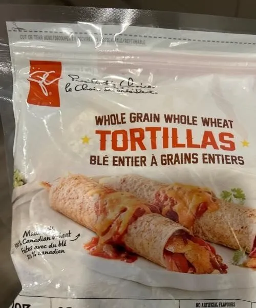 While Grain whole wheat Tortillas