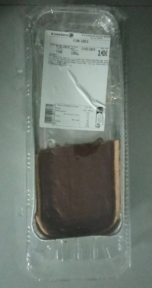 Flan choco