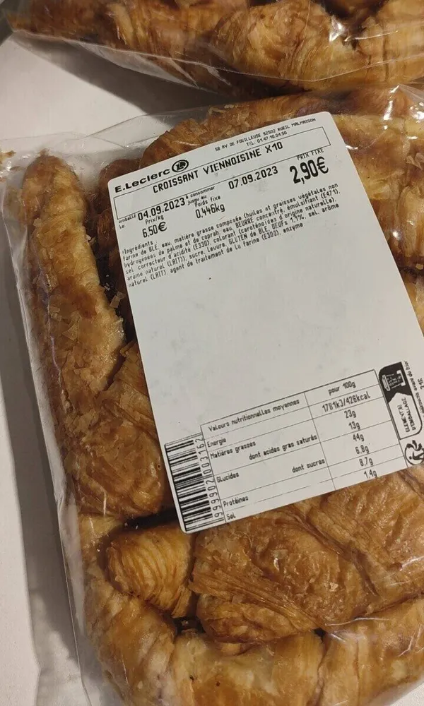 Croissant viennoisine