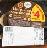Mini muffins coeur fondant