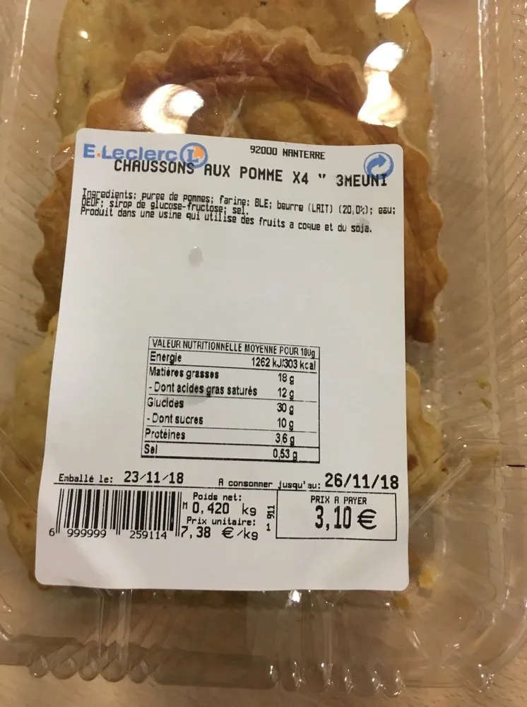 Chaussons aux pommes