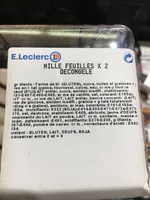 Mille feuilles décongelées