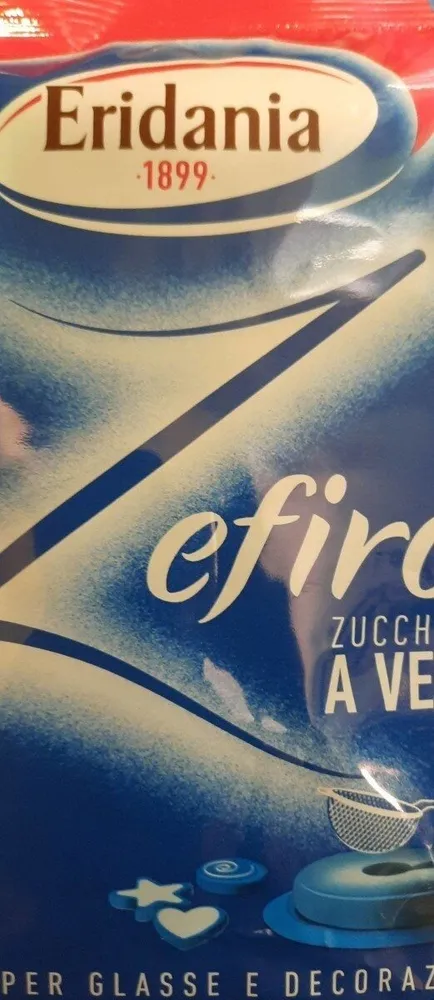 Zefiro zucchero a velo
