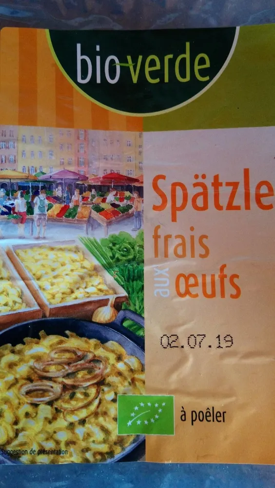 Spätzle frais aux œufs