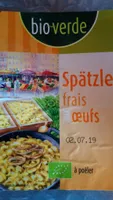 Spätzle frais aux œufs