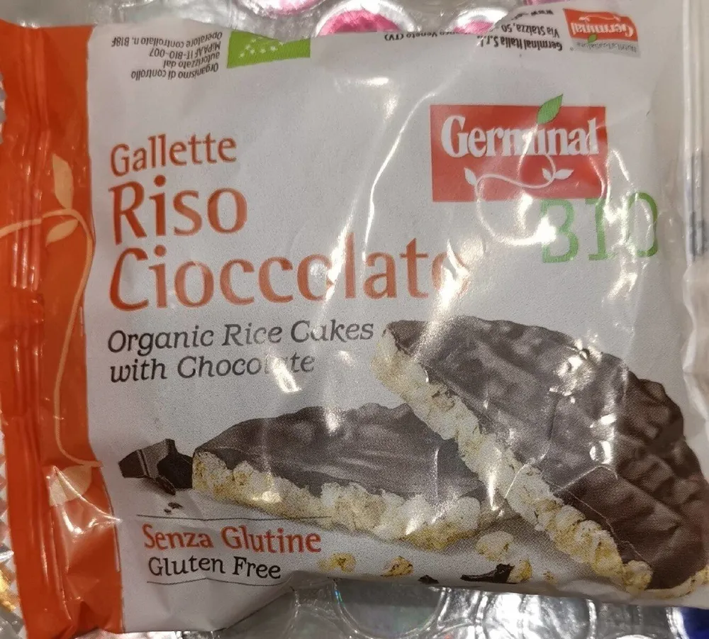 Gallette riso al cioccolato