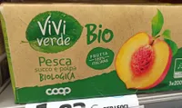 Succo e polpa Pesca biologica