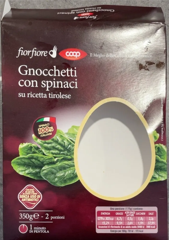 Gnochetti con spinaci su ricetta tirolese