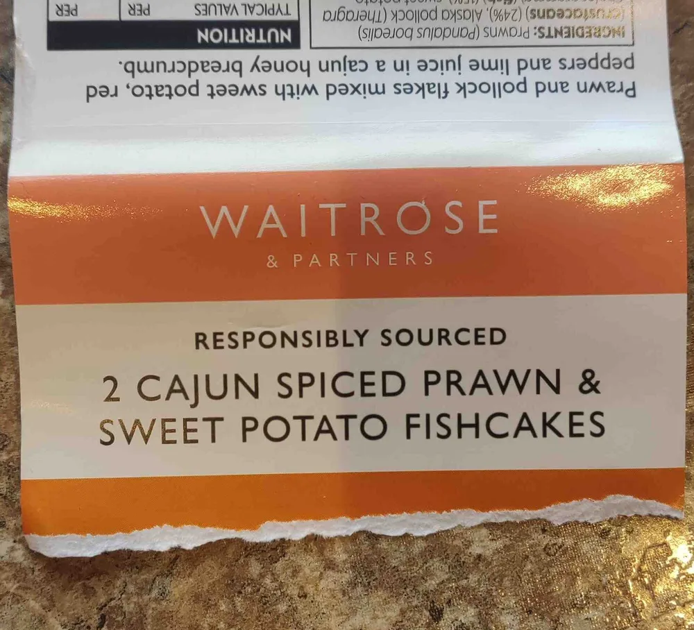 Cajun Spiced Prawn & Sweet Potato Fishcakes