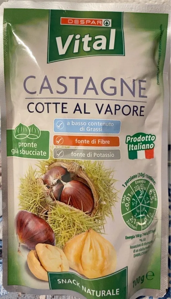 Castagne cotte al vapore