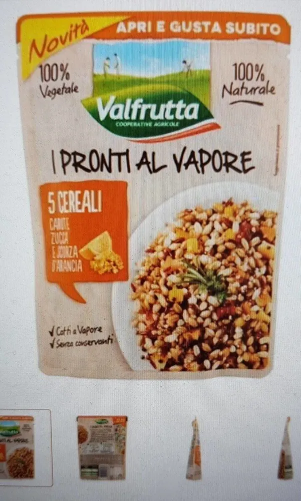 5 cereali carota zucca e scorza d'arancia