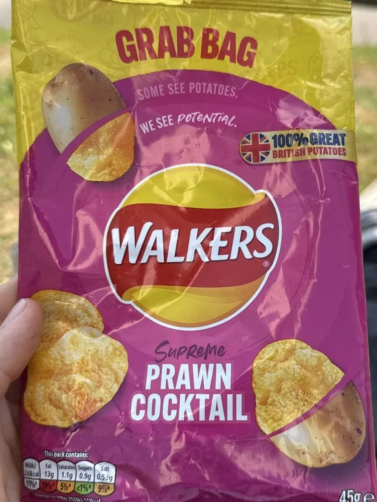 Prawn Cocktail Crisps By Walkers