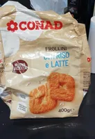 Frollini con riso e latte
