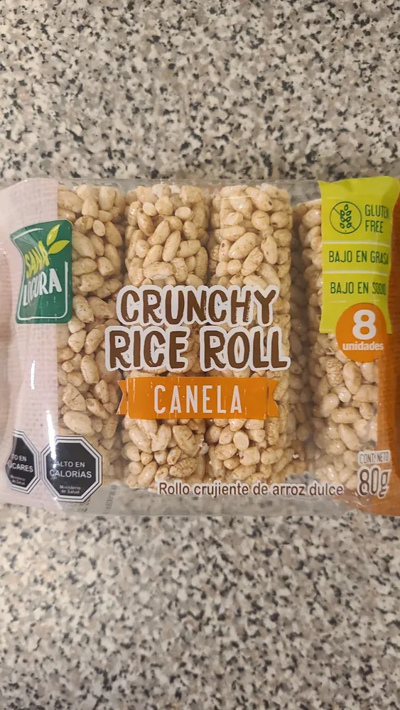 CRUNCHY RICE ROLL CANELA
