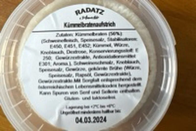 Kümmelbratenaufstrich
