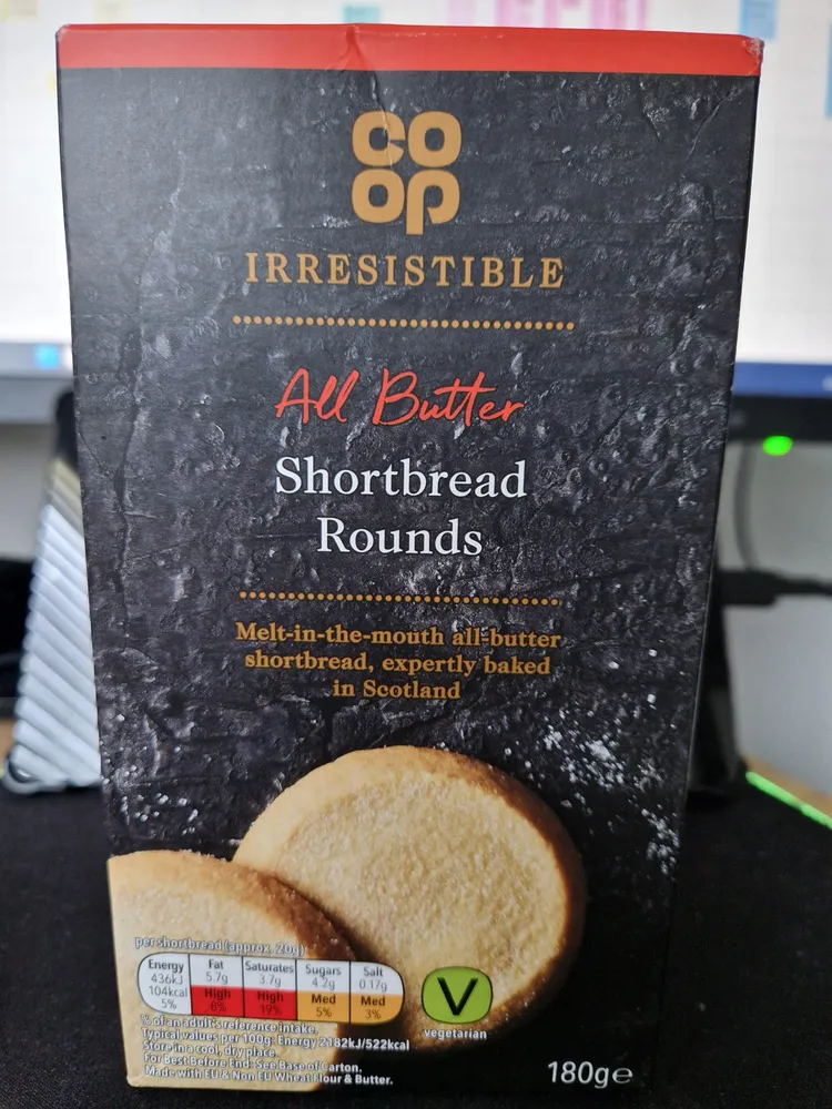 All Butter Shortbread Rounds