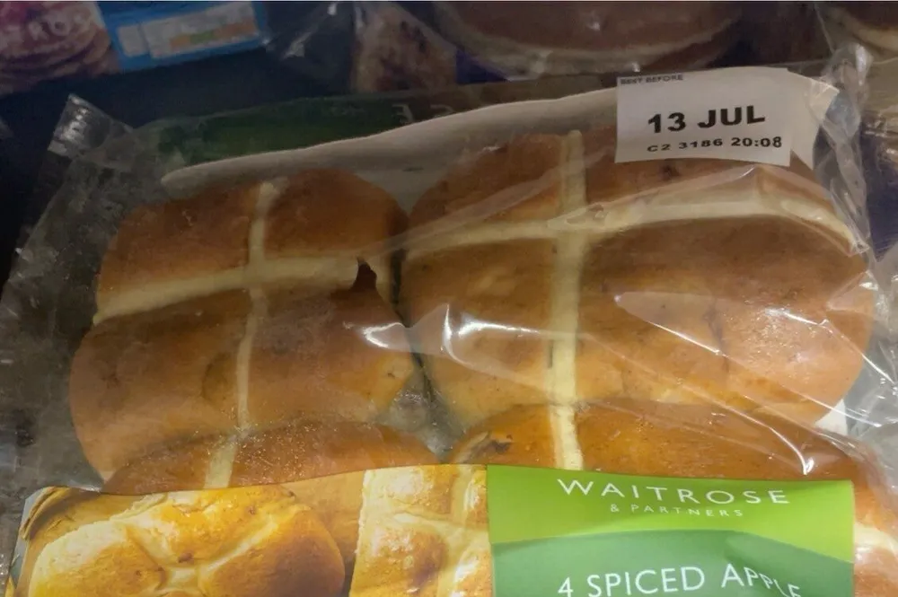 Spiced Apple Hot Cross Buns