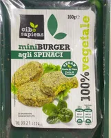 mini burger agli spinaci