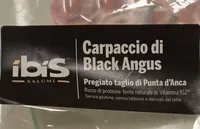 Carpaccio di bresaola di black angus