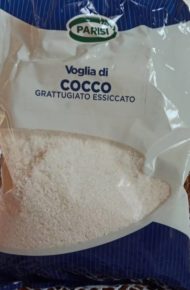 Cocco grattugiato essicato