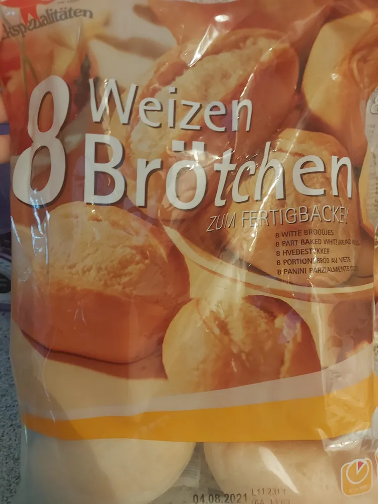 8 Weizen Brötchen (Kaufland)