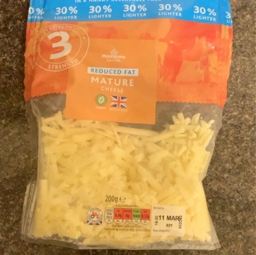 Reduced fat cheese