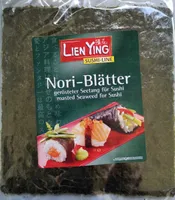 Nori-Blätter, gerösteter Seetang für Sushi