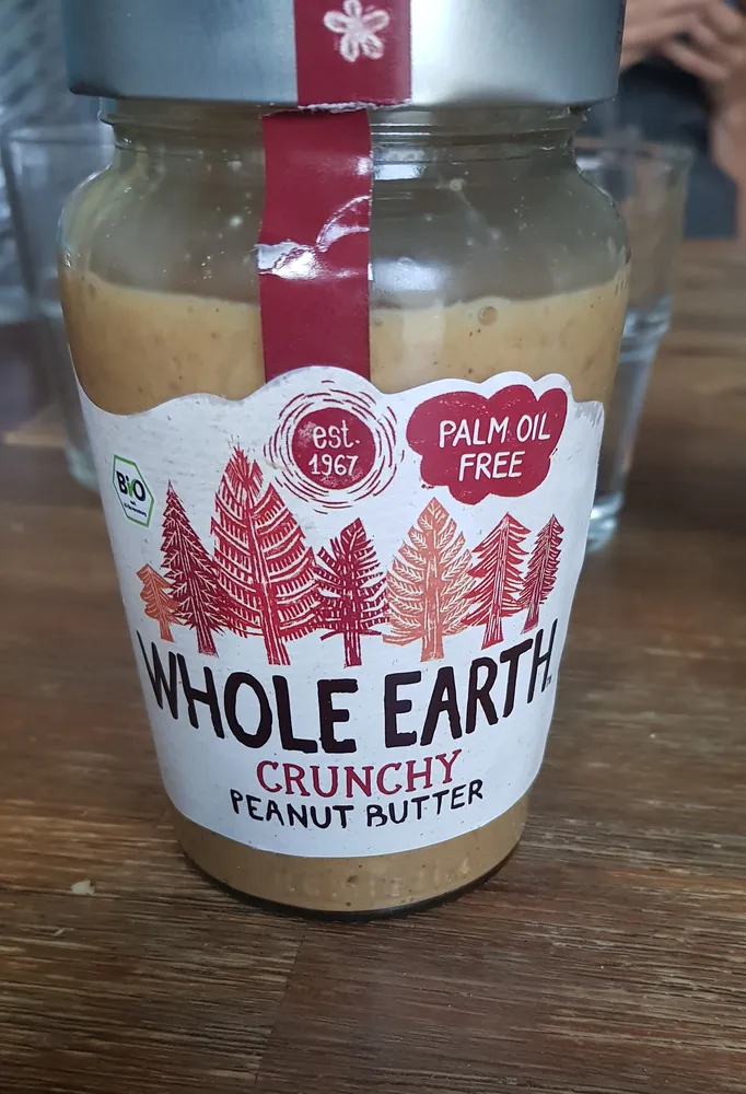 Whole Earth Crunchy Peanut Butter