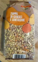 Zuppa di cereali e lenticchie