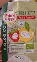 Purea biologica mela e fragola