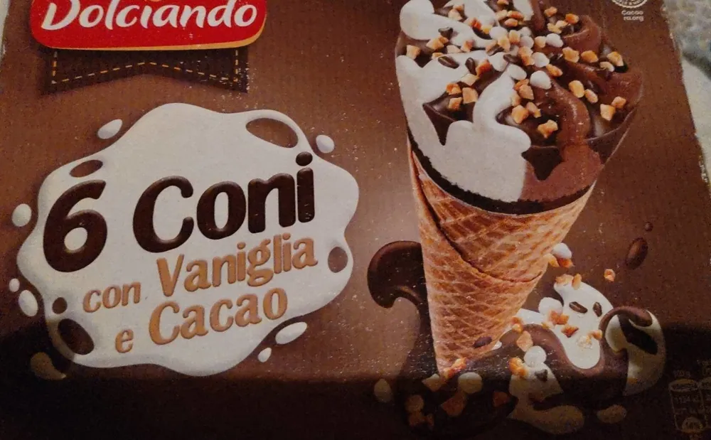 Coni vaniglia e cacao