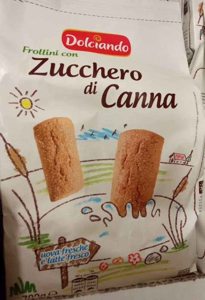 Frollini con zucchero di canna