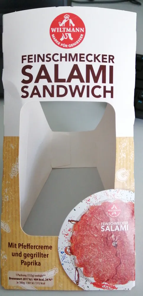 Feinschmecker Salami Sandwich