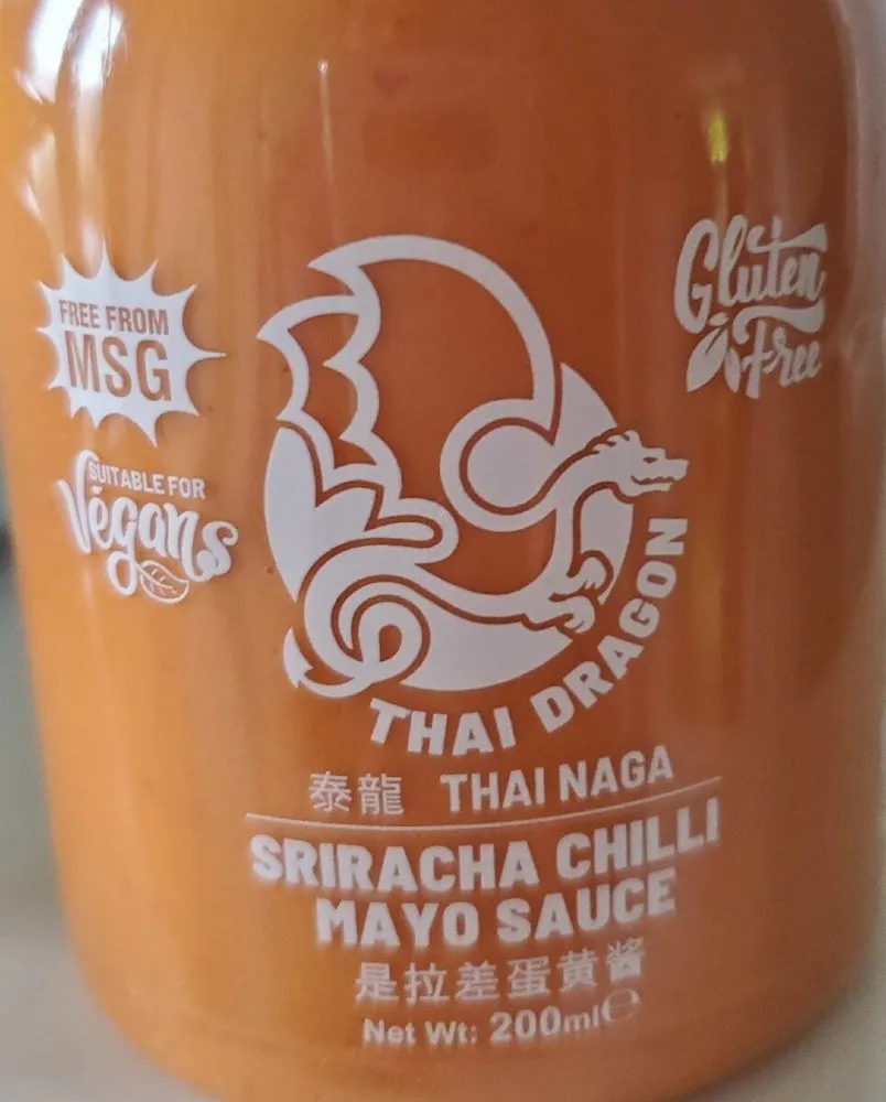 Sriracha chilli mayo sauce